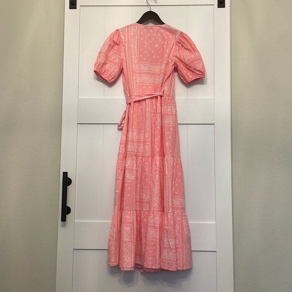 NWT Never Fully Dressed Womens Pink Bandana Dress Size 4 - Picture 9 of 12